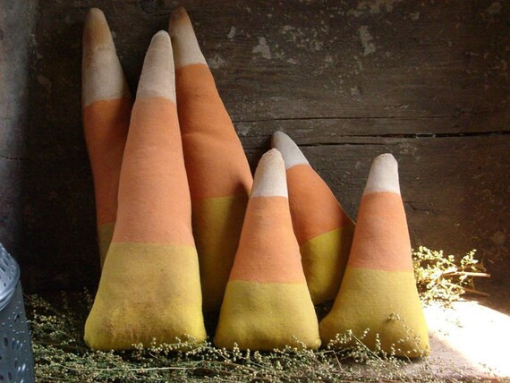 6 Primitive Fall Candy Corn Bowl Fillers - Etsy | Etsy (US)
