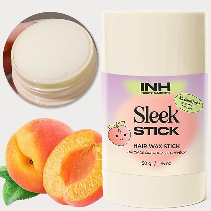 INH Hair Wax Sleek Stick Finishing & Smoothing Vegan Hair Wax Roller | Mess Free, Travel Friendly... | Amazon (US)