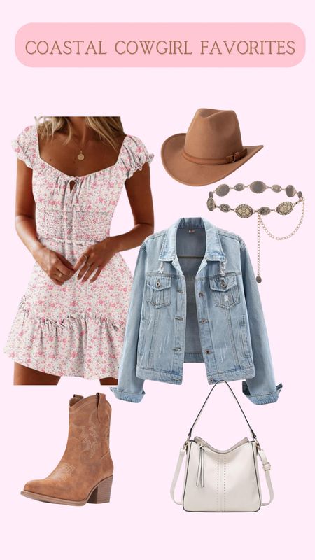 Trendy Coastal Cowgirl Favorites from Amazon 💕
Western, jeans jacket, floral, cowgirl boots, cowgirl hat, belt, Hand bag, sun dress, spring, summer, country

#LTKSeasonal #LTKsalealert #LTKstyletip