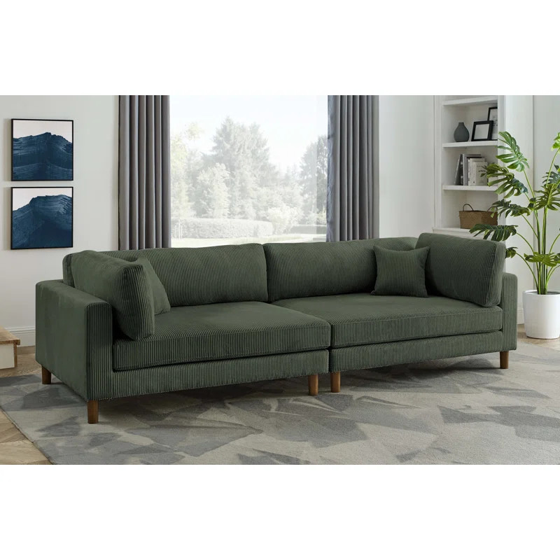 Assel 116'' Upholstered Sofa | Wayfair North America