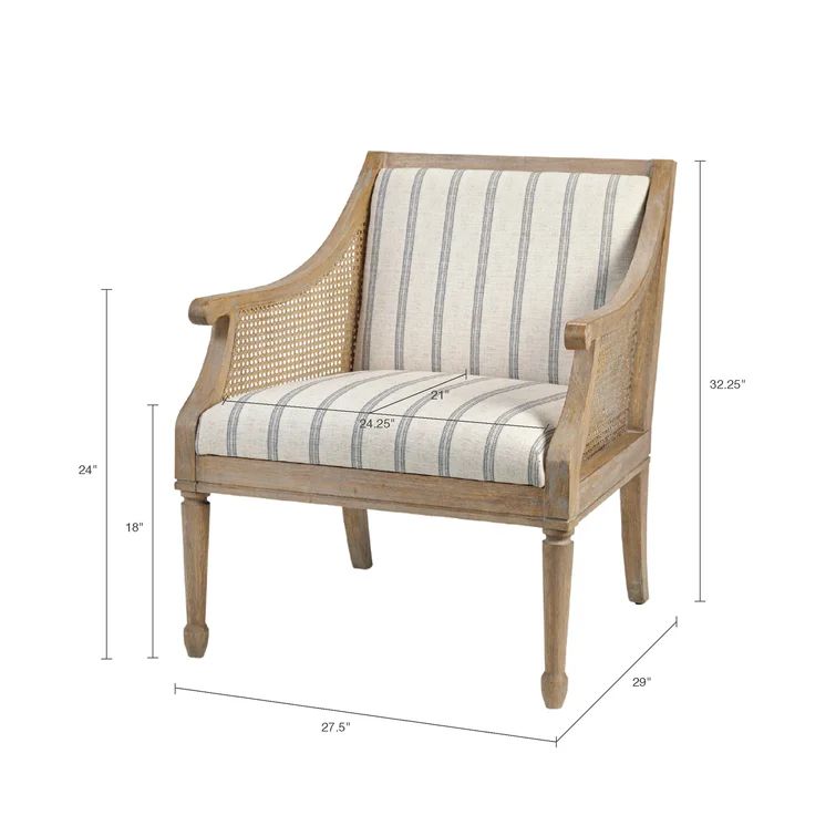 Martha Stewart Isla Farmhouse Accent Chair | Wayfair North America