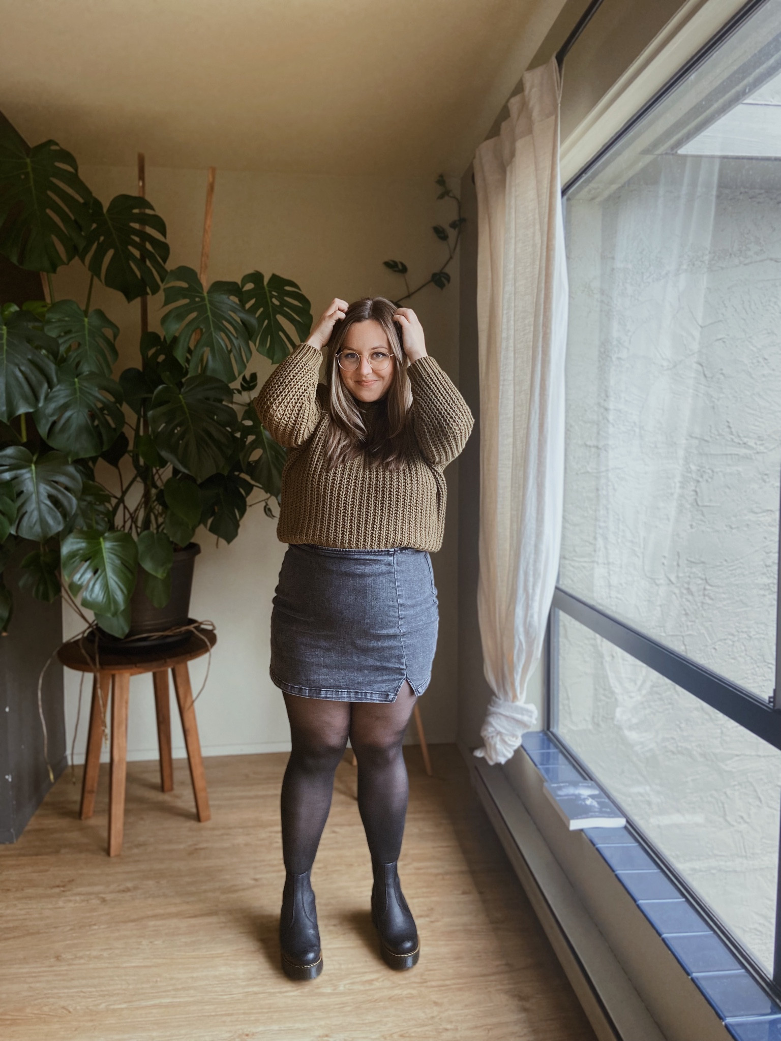 sweater - babaa in irish moss
skirt - linked!
tights - sheertex
boots - linked!
🖤

#LTKstyletip #LTKshoecrush #LTKcurves