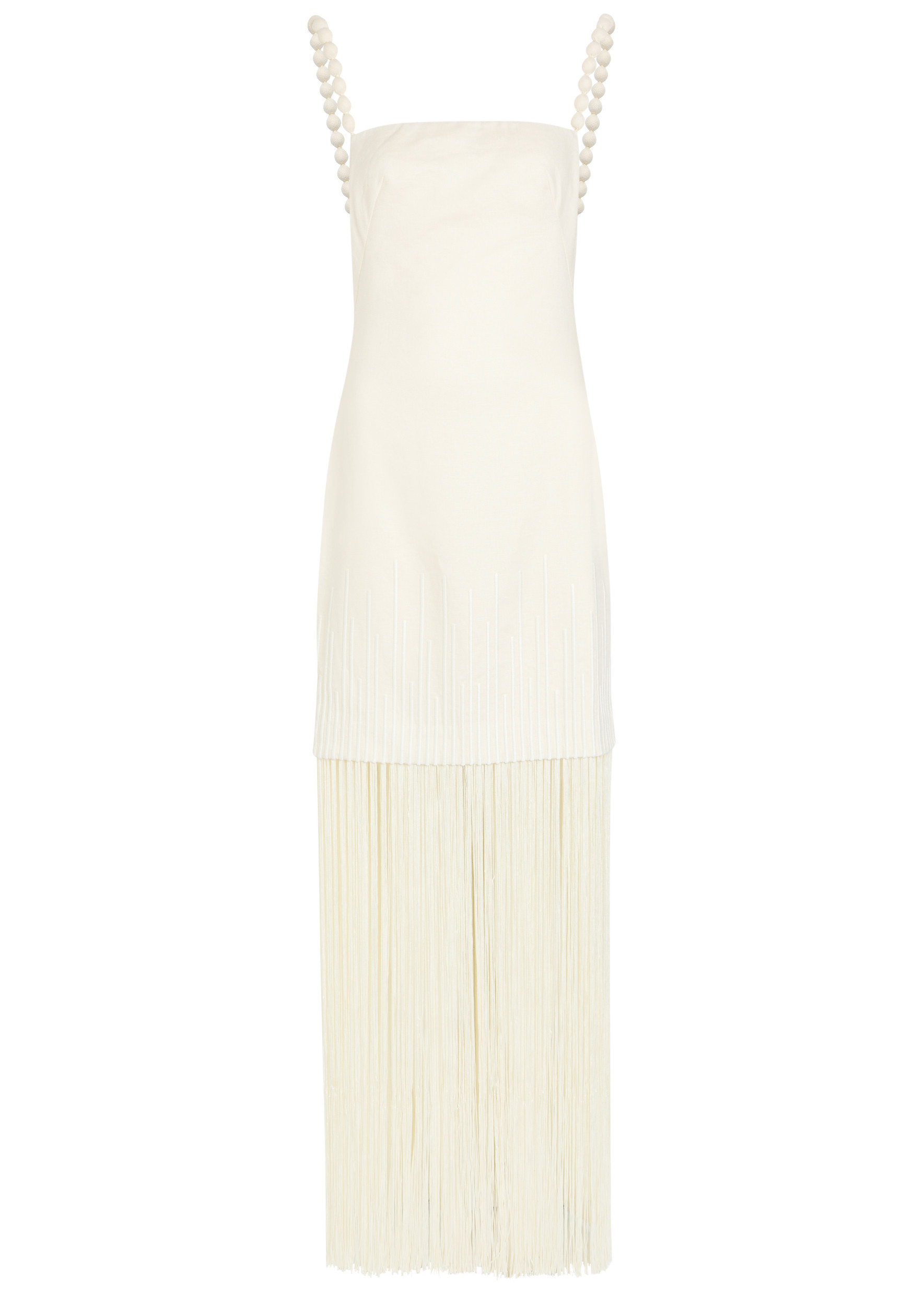 Mar Caribe fringed linen maxi dress | Harvey Nichols