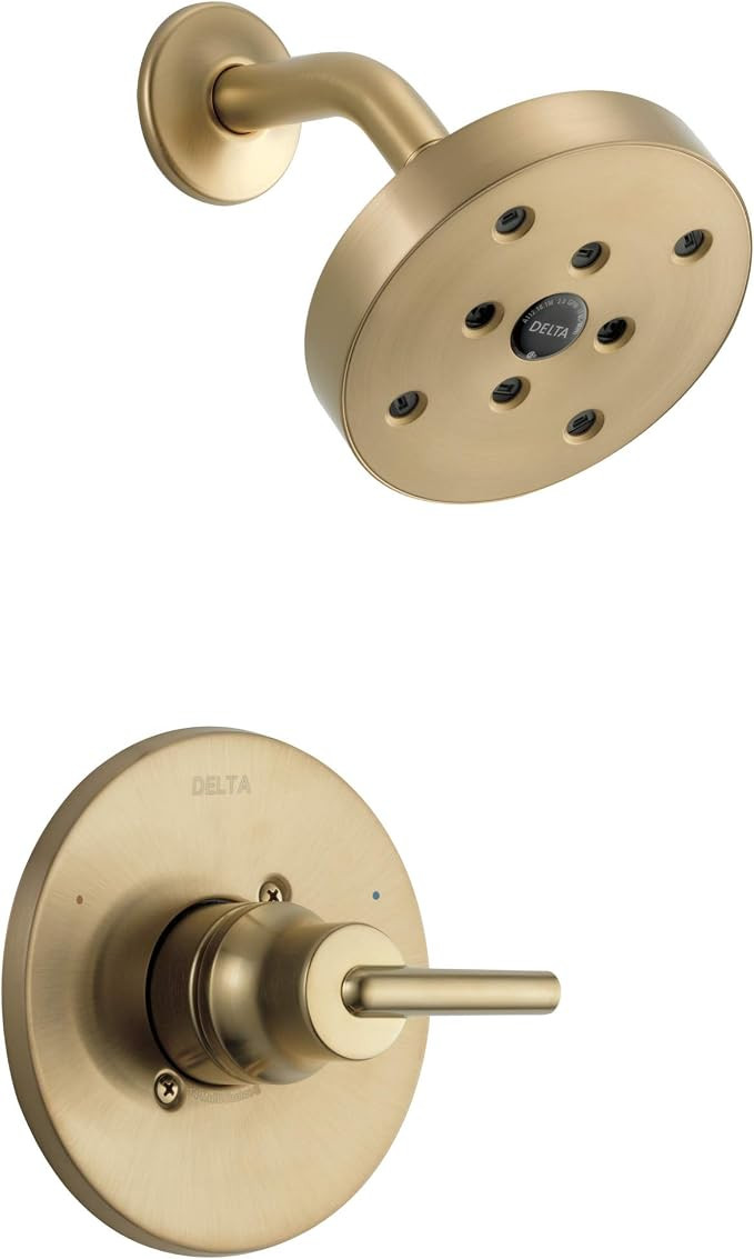 Delta Faucet Trinsic 14 Series Single-Function Shower Trim Kit with Single-Spray H2Okinetic Showe... | Amazon (US)