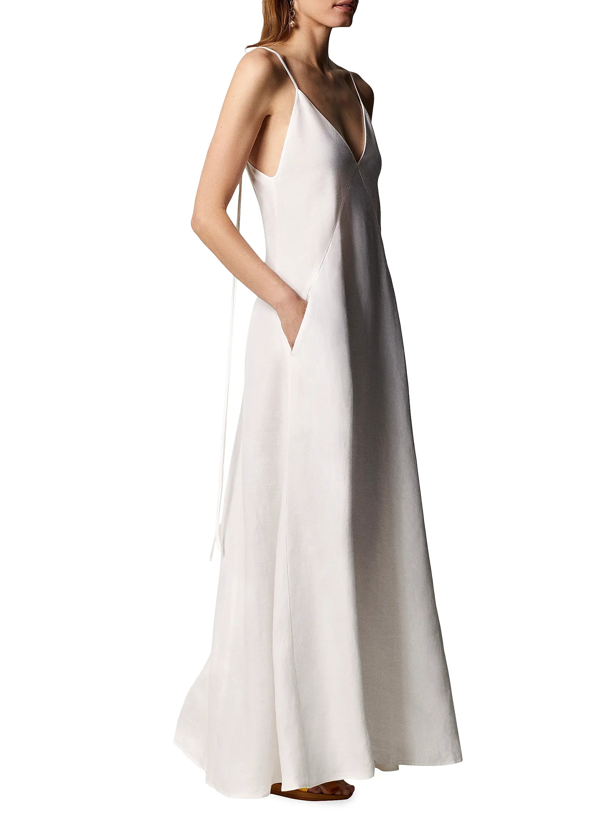 Seamed Slip Dress | Saks Fifth Avenue