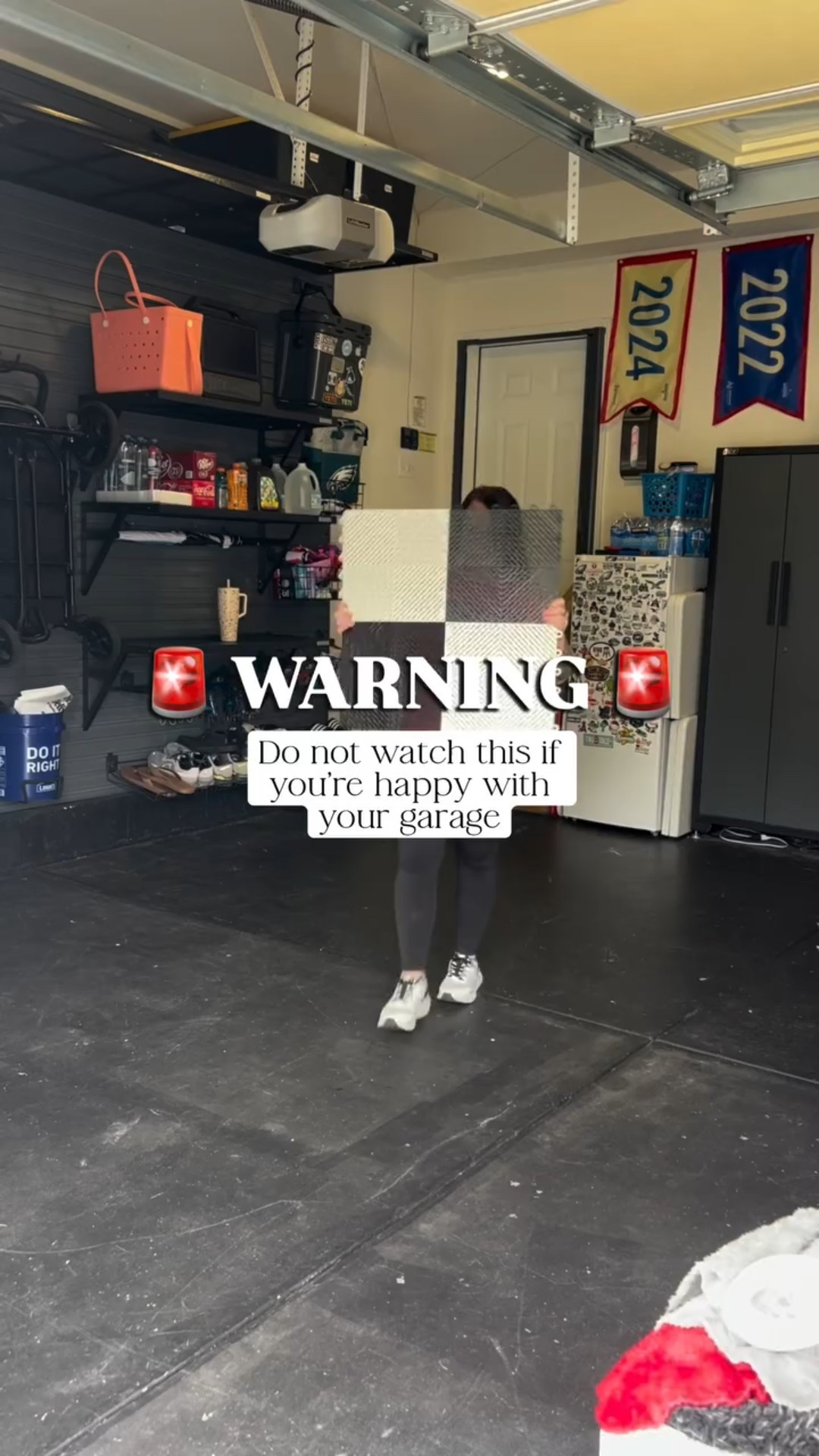 OMG ON SALE FOR BF ☀️ Like & Save for a fall project 🍂 then comment “SHOP” so I can send you everything you need for this project 🛒 (note: you must be following me or have a public account to receive the link)

Makeover your garage with these SIMPLE upgrades!

✨ First things first, add the Gear Wall🏘️ it truly was so simple to install — basically finding the studs and using the screws to install to the wall 🙌🏻 There are a variety of hooks that can hold certain things and weight — making it almost completely possible to get EVERYTHING off the floor and onto the unused space of the wall 🎉

✨ Now that everything’s off the ground, you can upgrade your floors ! We chose the vented garage tiles because they snap together EASILY && gives us the design we wanted ! ⚫️⚪️

✨ The garage door openers are often over looked — but by upgrading that gives you the chance to get one with a camera ! Idk about you but extra security makes me sleep better at night 😴 

✨ Lastly, the garage ready fridge/freezer of EVERYONES dreams ! 💭 you decide if you want it 50/50 or 100% freezer or  100% fridge 🤗 we bought it to have as a large freezer BUT I’d be lying if I said I didn’t like a second fridge space 🤭

🛒 shop easily by commenting any one word! I’ll send you a DM with everything you see here ! 🤎

💛 Follow @alwaysa_kozyhome  as I show off the other side of the garage ! 

@loweshomeimprovement #lowesproject #lowespartner #diy #diyhome #farmhouse #modernfarmhouse #garage #garageorganization #garagestorage ##garagemakeover #fall #fallorproject #mudroom #kidsports #outdoor #lowes #loweshomeimprovement #sotragesolutions #organization #organizationgoals #garagefloord #garageinspo

#LTKOver40 #LTKHome #LTKSaleAlert