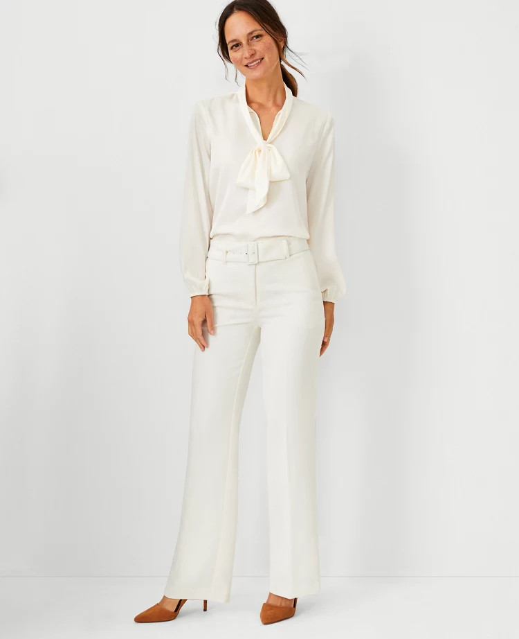 The Petite Belted Boot Pant | Ann Taylor (US)
