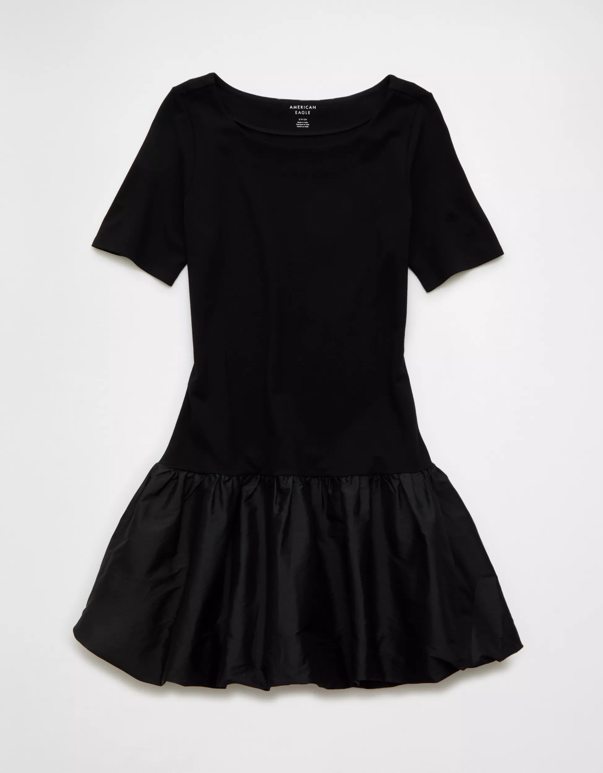 AE Drop Waist Bubble Mini Dress | American Eagle Outfitters (US & CA)