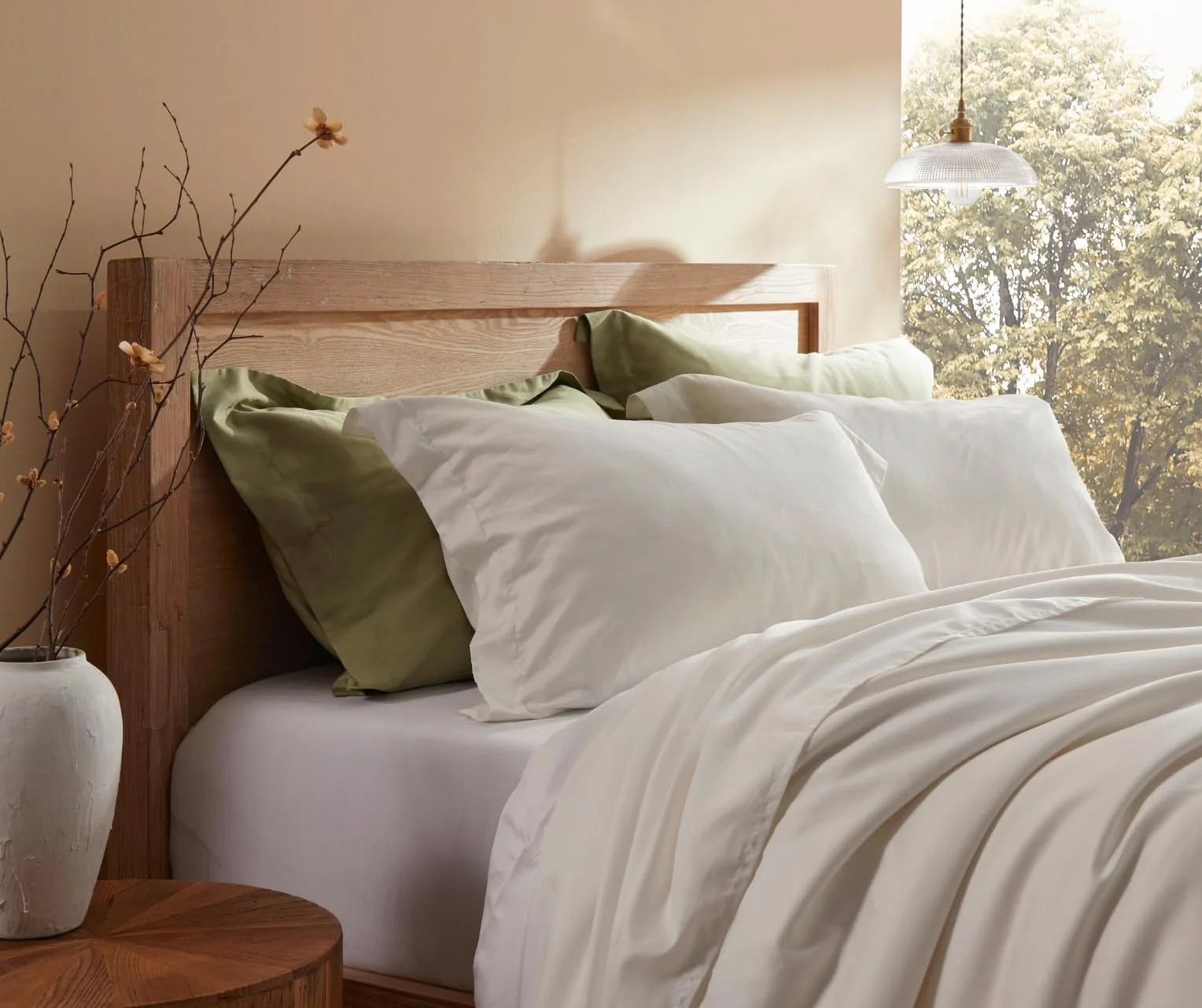 Overcloud Goose Feather and Down Pillows Queen Size Set of 2, with Premium 100% Cotton Shell | Go... | Walmart (US)