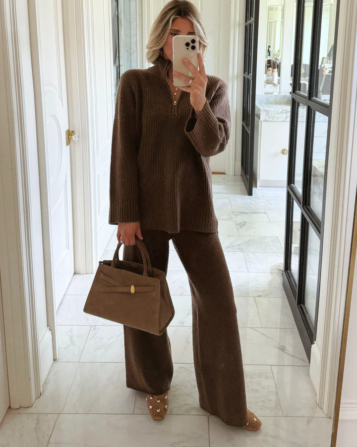 Splendid x @Cellajaneblog Quarter Zip Sweater | Splendid