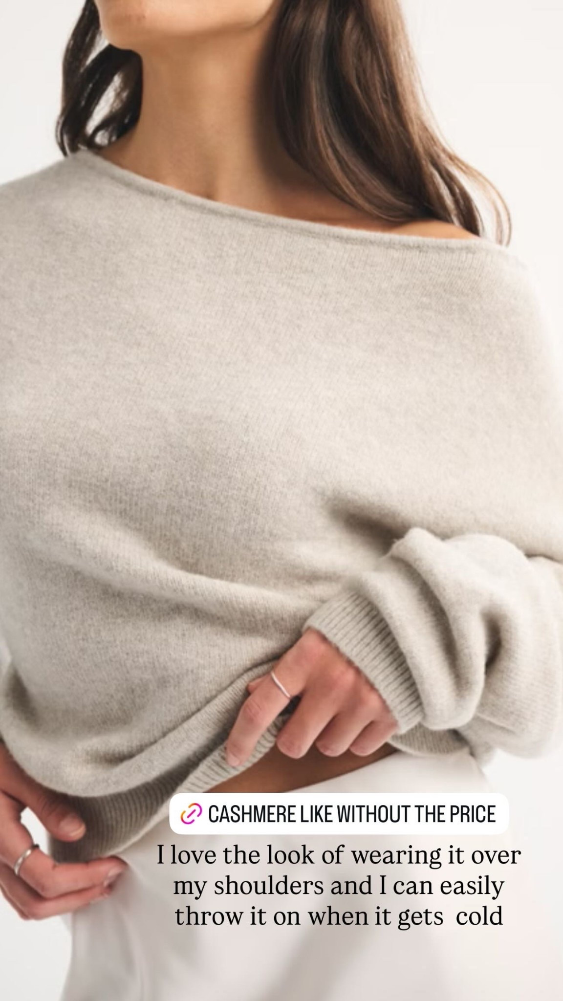 I love the look of wearing it over my shoulders and I can easily throw it on when it gets cold

#LTKootd #LTKSeasonal #LTKgrwm