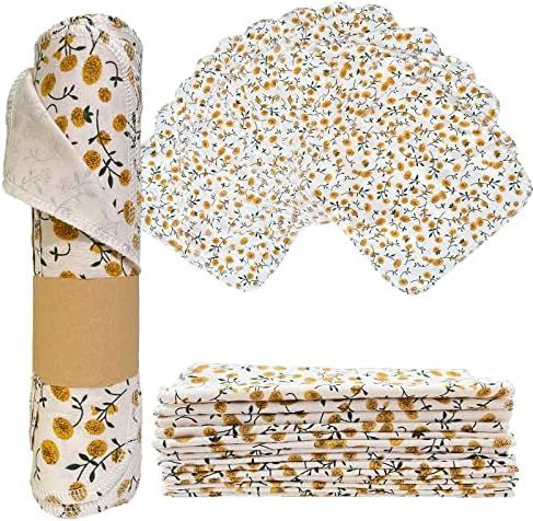 SUJUDE Reusable Paper Towels Swedish Dish Washable - 15 Pack Cotton Pulp Reusable Napkins Alterna... | Amazon (US)