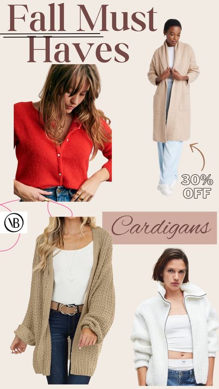 Vane Berlin cozy and chic fall cardigans inspiration. Fall wardrobe, sweater weather, trendy cardigans, target cardigan, Amazon sweater 