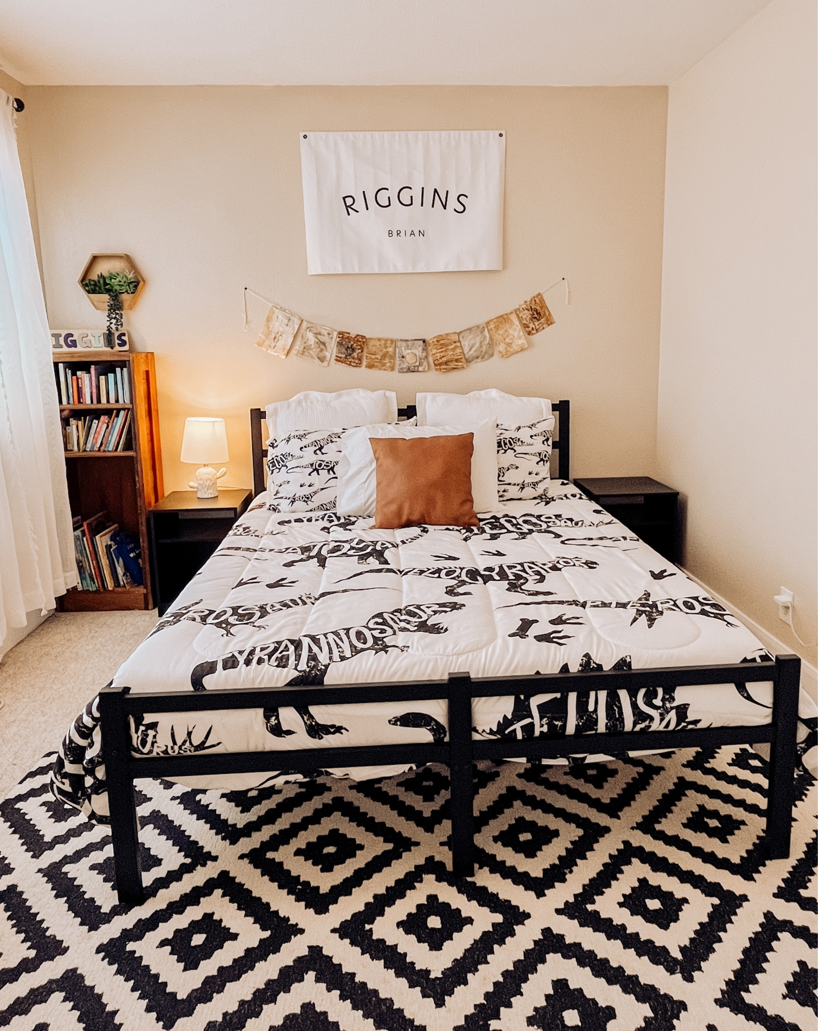 Updating my son’s room from a toddler bed ➡️ big boy bed was bitter sweet! But.. I loved being able to surprise him with it 🦖🦕

#LTKfamily #LTKkids #LTKhome