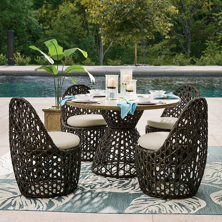 Mason 5-Piece Outdoor Dining Set - Grandin Road | Grandin Road