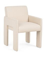 23x32 Amur Performance Fabric Upholstered Dining Armchair | TJ Maxx