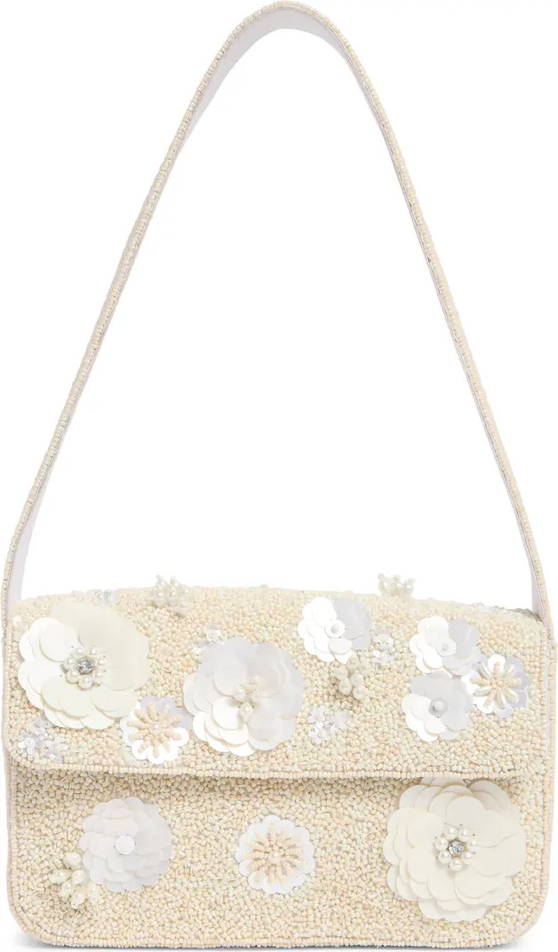 Collection XIIX 3D Flower Beaded Baguette Shoulder Bag | Nordstromrack | Nordstrom Rack