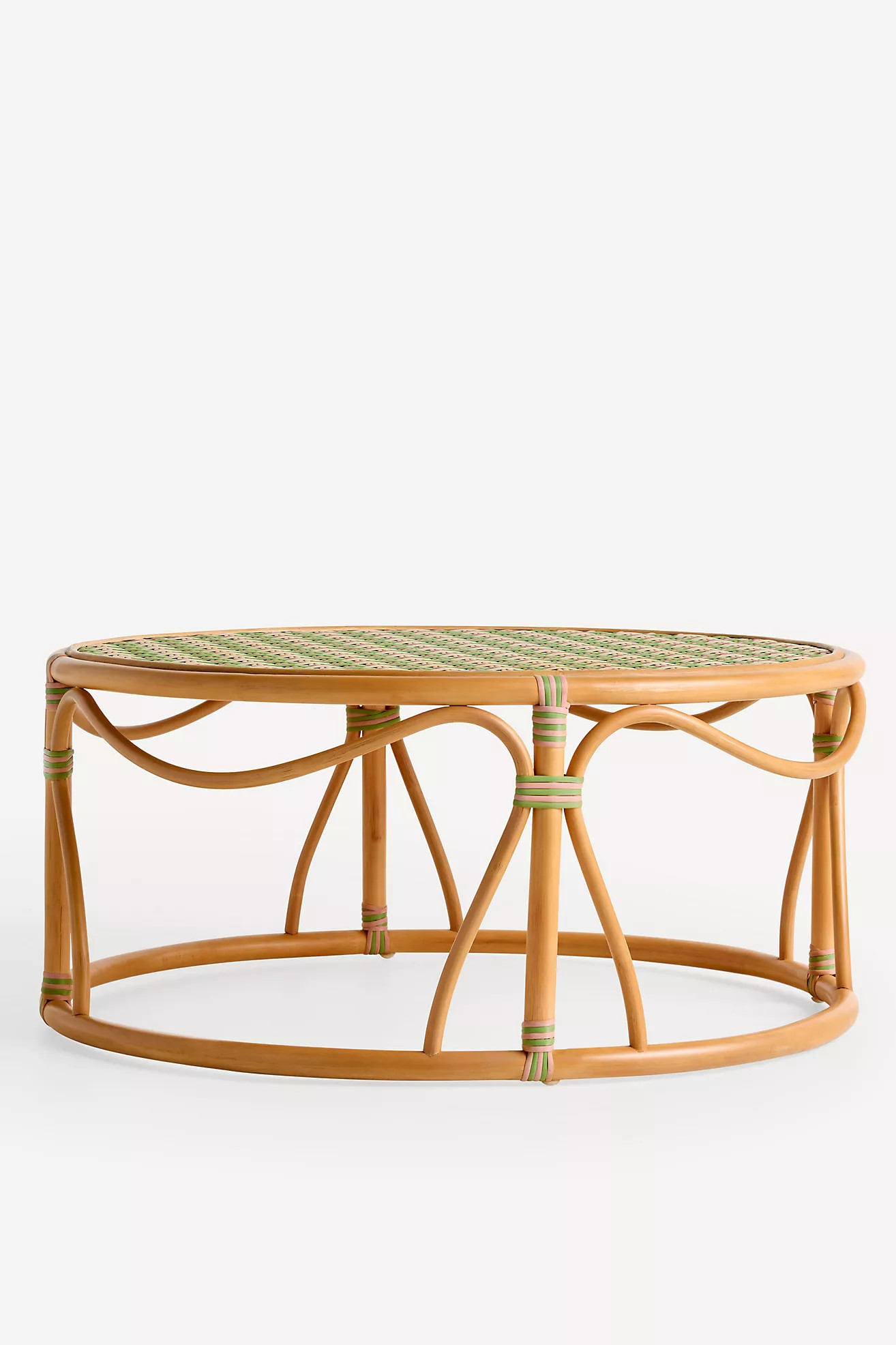 Coastal Rattan Indoor/Outdoor 36" Coffee Table | Anthropologie (US)