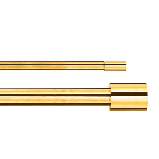 Oversized Metal Double Rod - Antique Brass | West Elm (US)