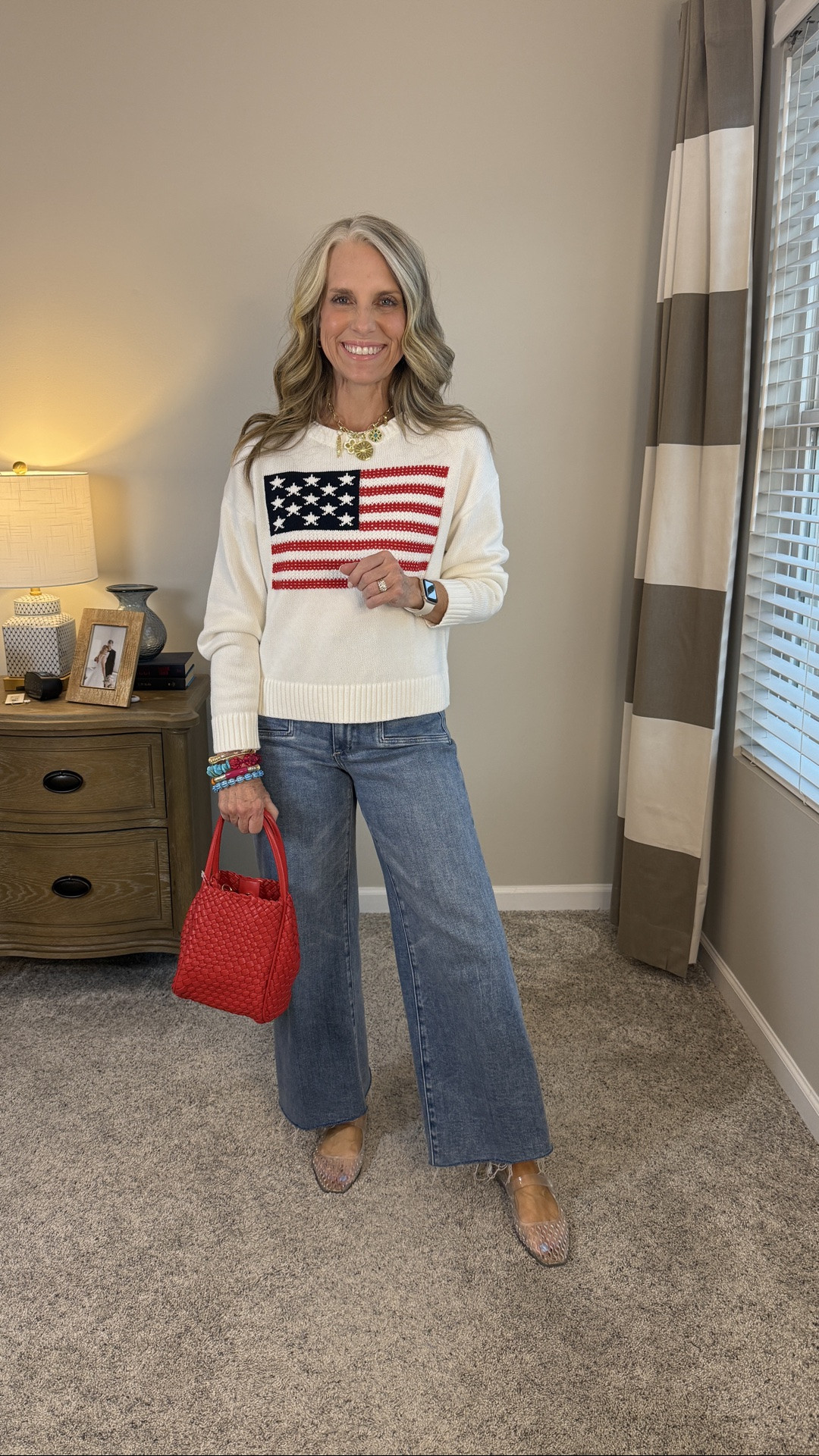 Who doesn’t love a Ralph Lauren moment with an American flag sweater. This one is so good and the price is unbelievable.

#LTKootd #LTKgrwm #LTKOver40