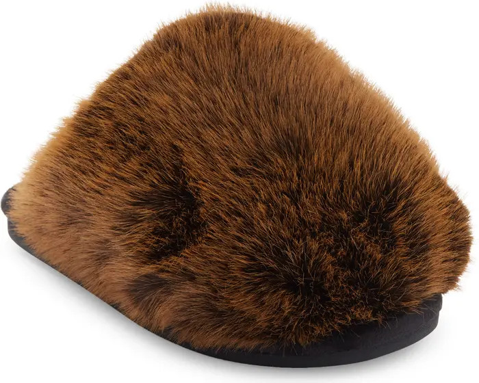 Poof Faux Fur Slipper (Women) | Nordstrom