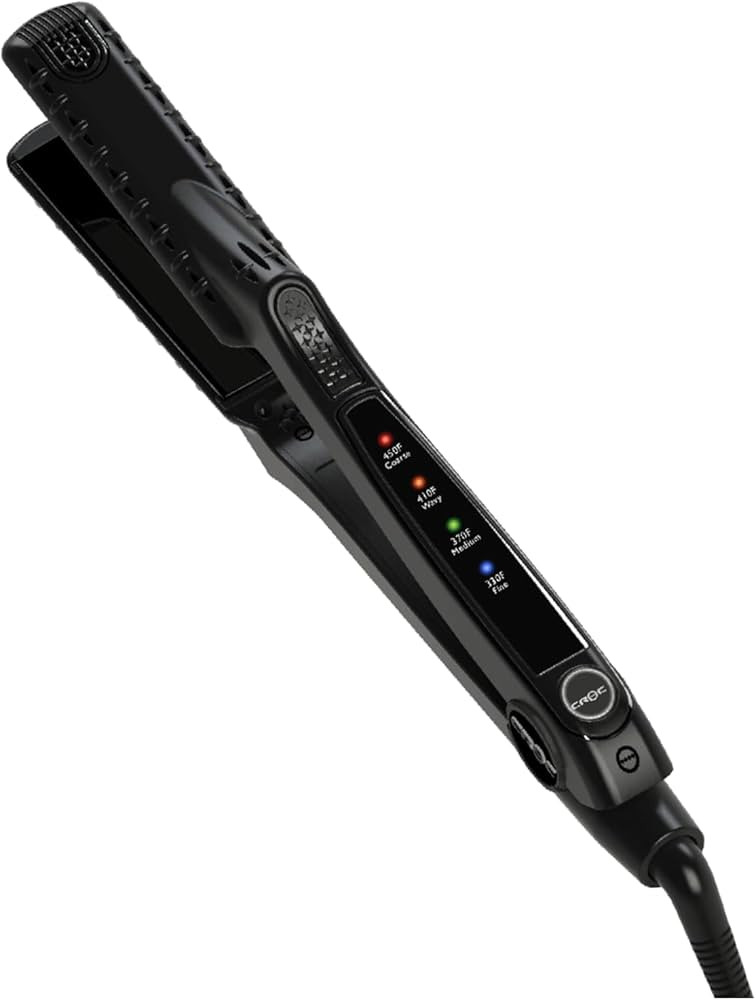 CROC Led Black Titanium Flat Iron 1 Inch | Amazon (US)