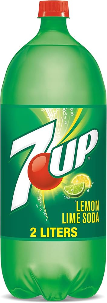 7UP Lemon Lime Soda, Naturally Flavored and Caffeine Free, 2 Liter Bottle | Amazon (US)