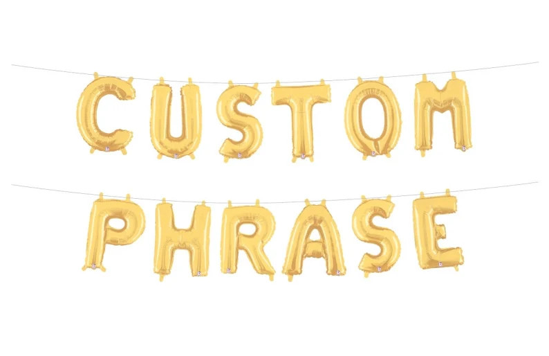 16 Capital Gold Foil Letters Numbers Symbols Balloons - Etsy | Etsy (US)