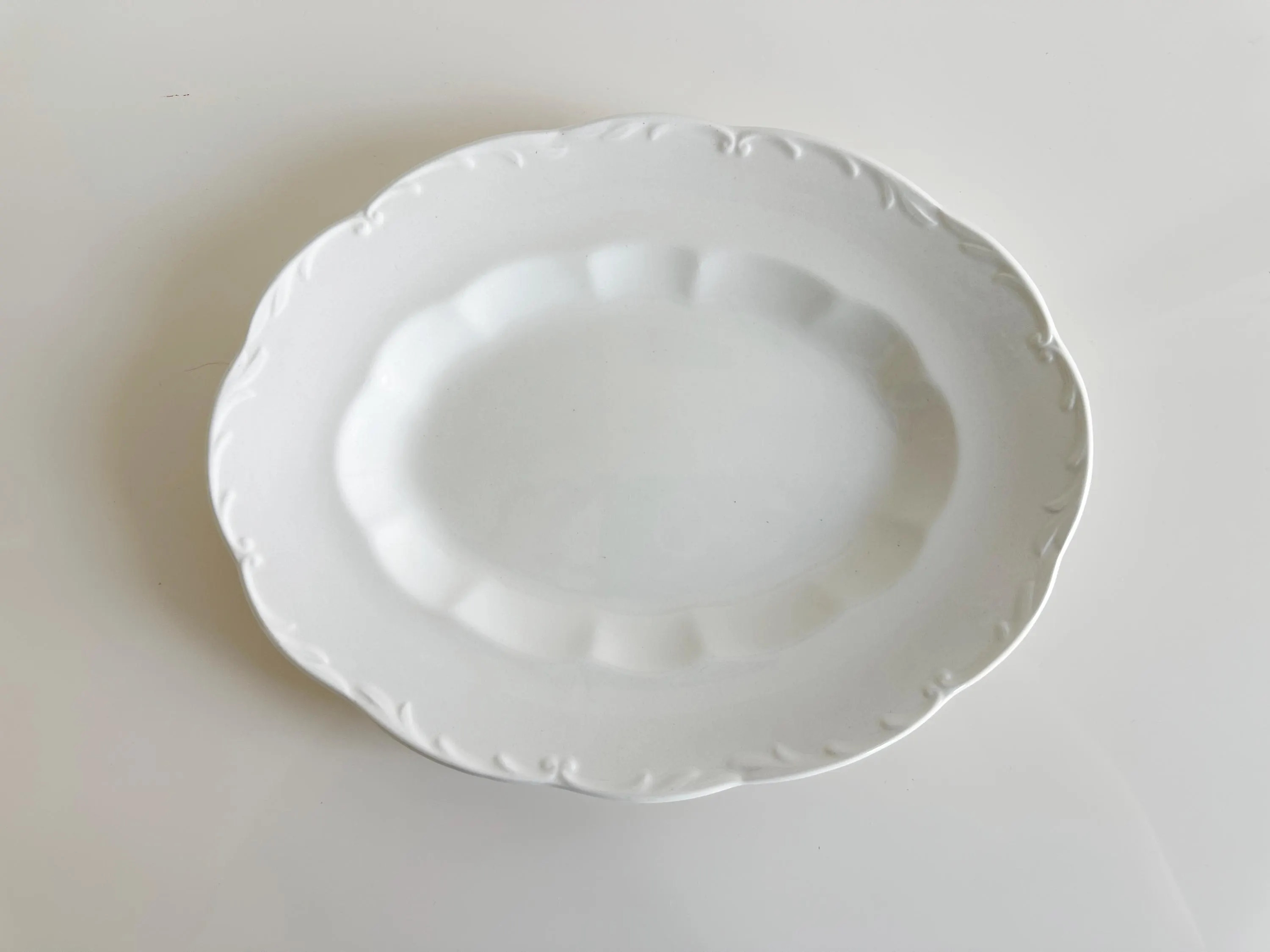 Vintage Sterling Colonial White Ironstone Serving Platter or Bowl - J&G Meakin England | Etsy (Global)