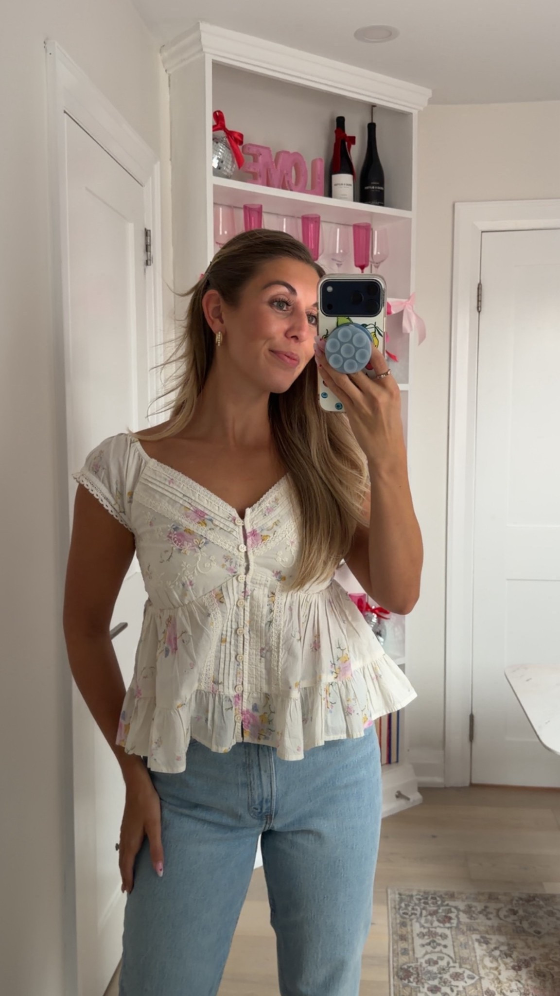 Spring floral shirt 🌸🌼 fits a bit big, I got an XS #spring 

Code NICOLLE for 30% off the earrings #jewelry #accessories

#LTKootd #LTKSeasonal #LTKgrwm