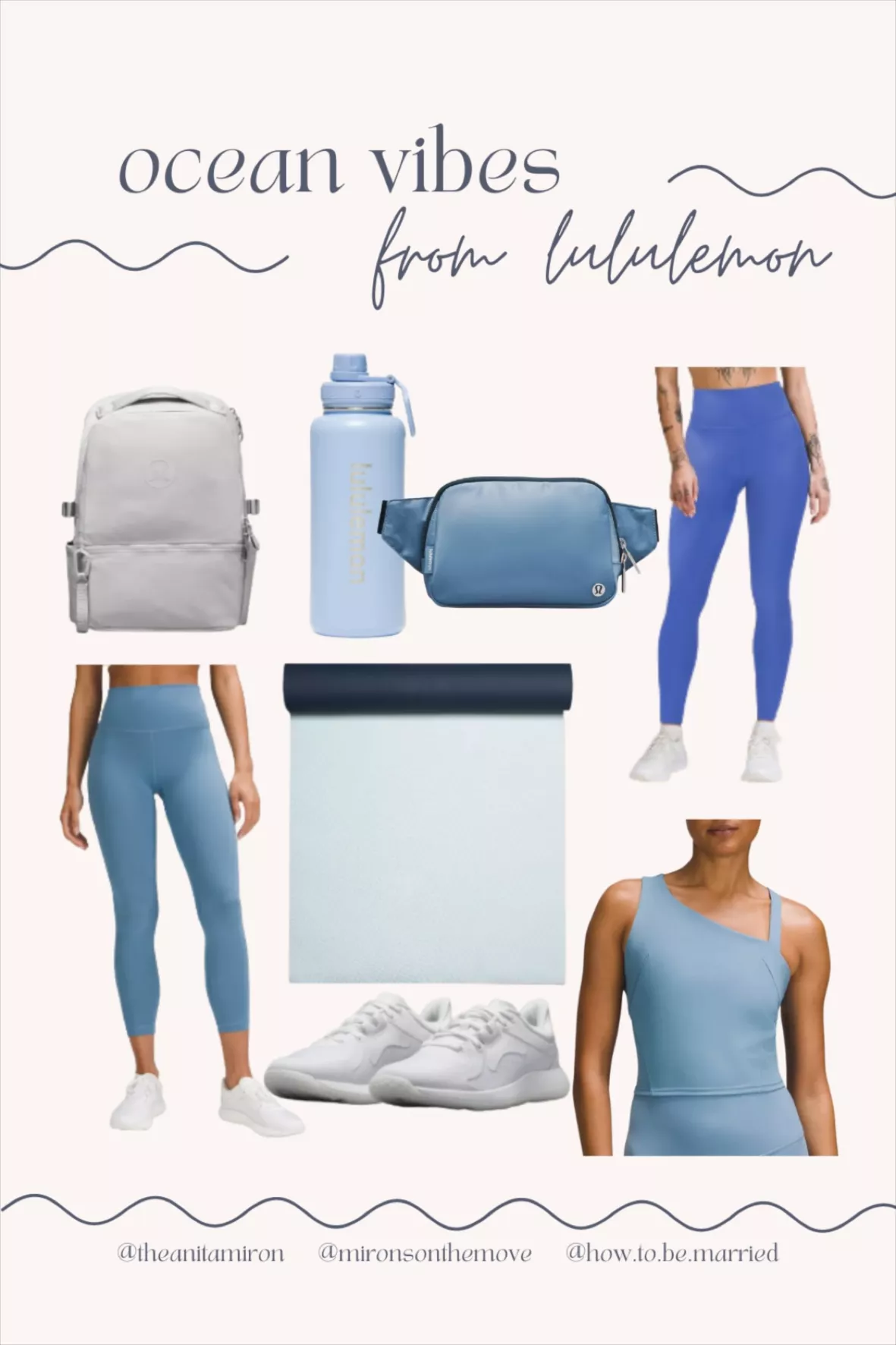 Fashionable Blues: Sports Bra, Jeans, and Bag