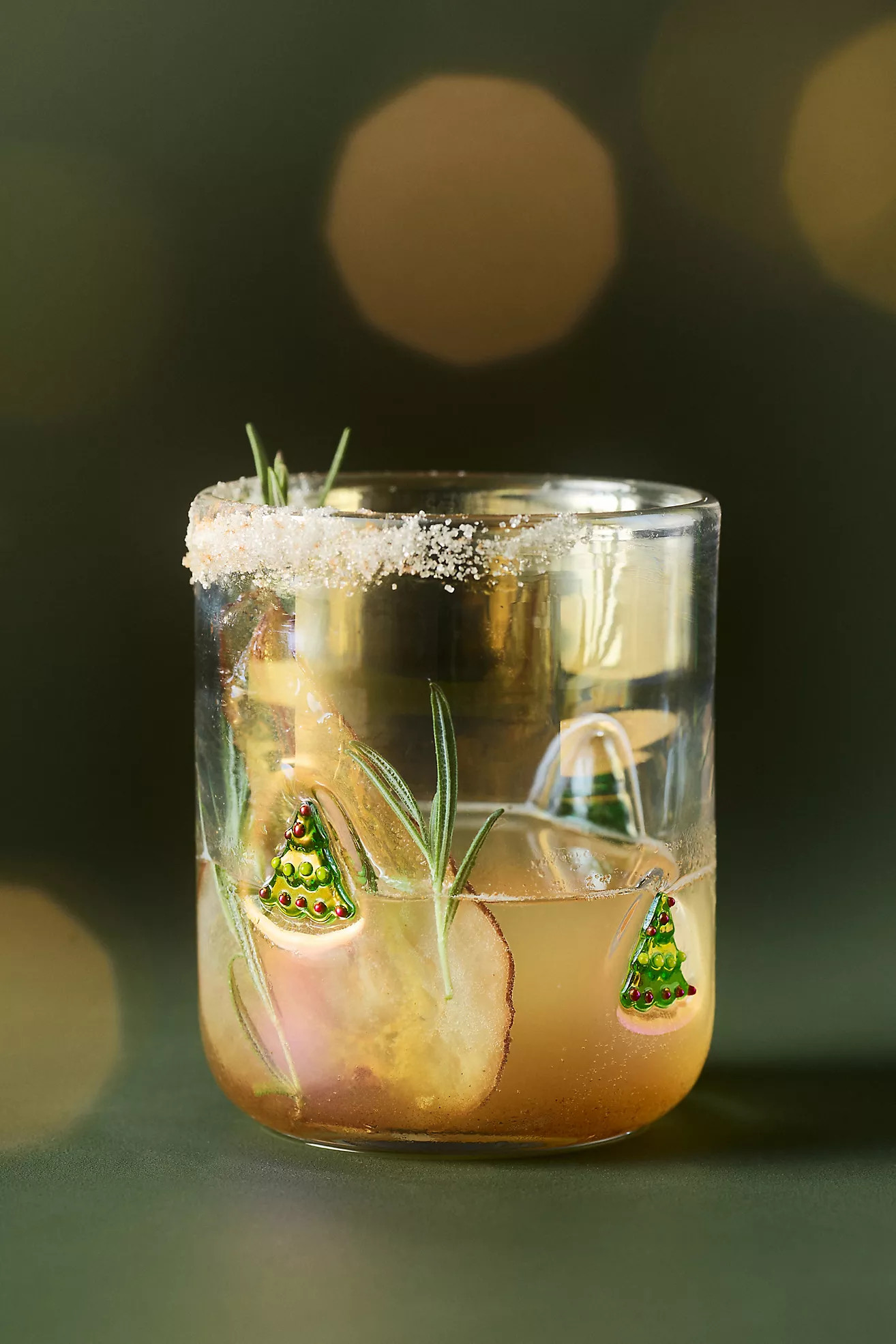 Festive Lustered Icon Juice Glass | Anthropologie (US)