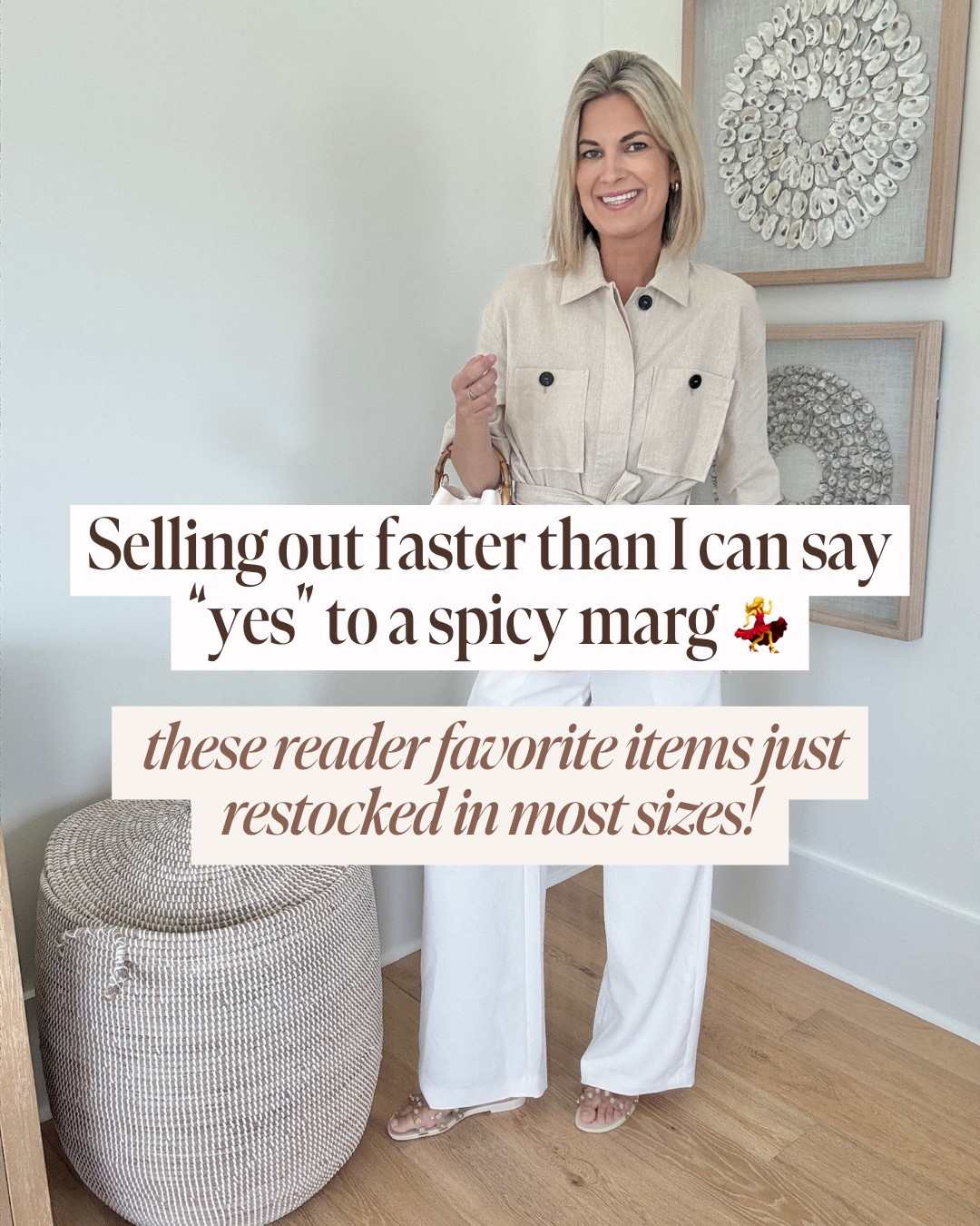 Selling out faster than I can say “yes” to a spicy marg 💃 - these reader favorite items just restocked most sizes!

#LTKTall #LTKOver40 #LTKootd