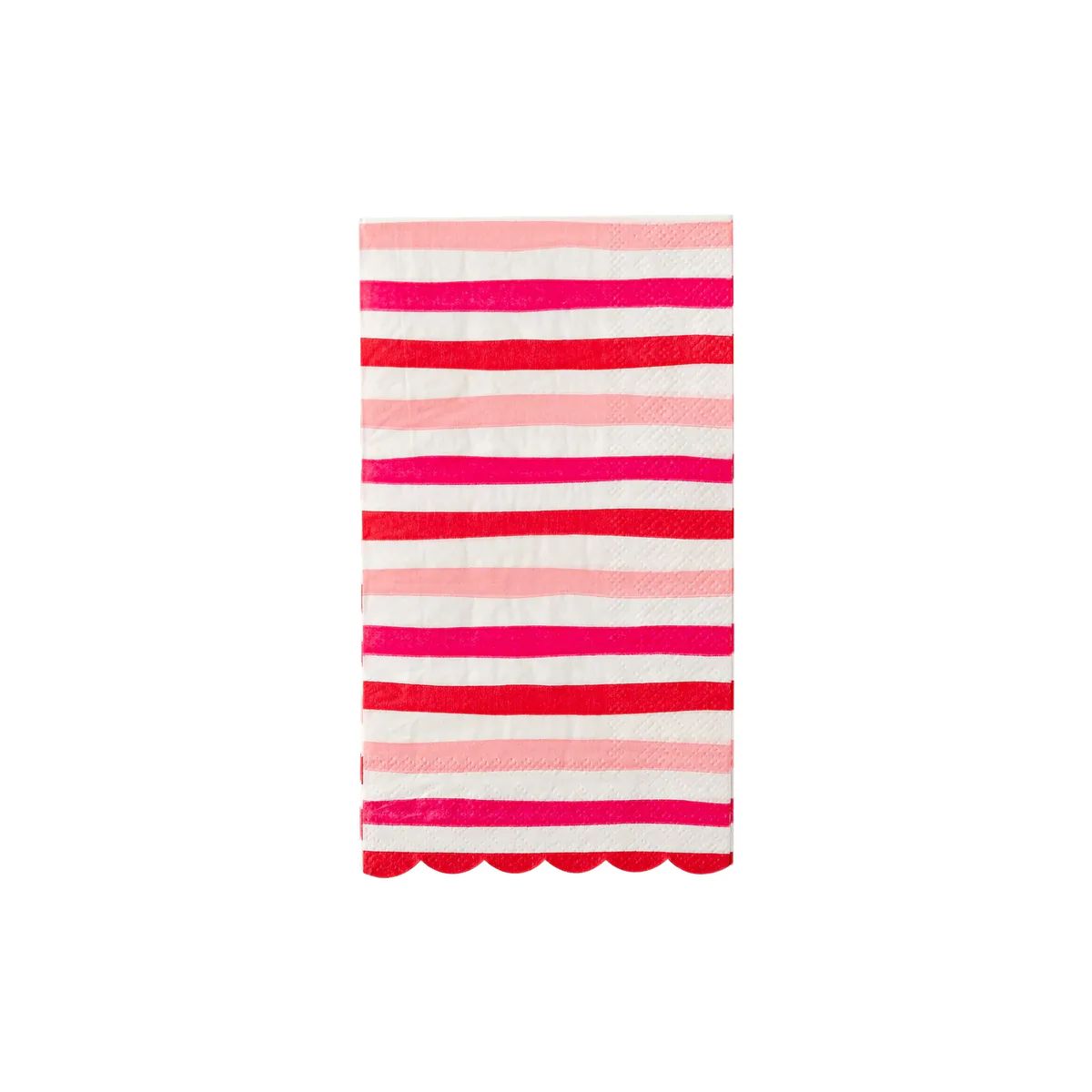 Red & Pink Stripe Guest Towels | Ellie and Piper