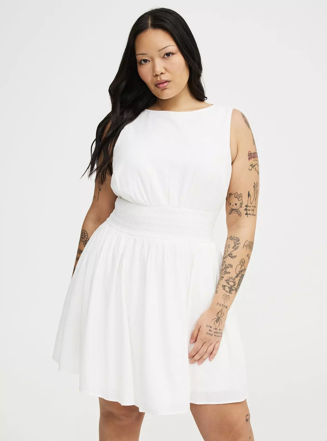 Smocked Waist Mini Dress | Torrid (US & Canada)