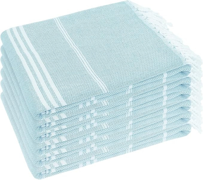 Turkish Beach Towel 6 Pack Beach Towels 36"x71" Beach Towel Oversized Sand Free Turkish Towel Qui... | Amazon (US)