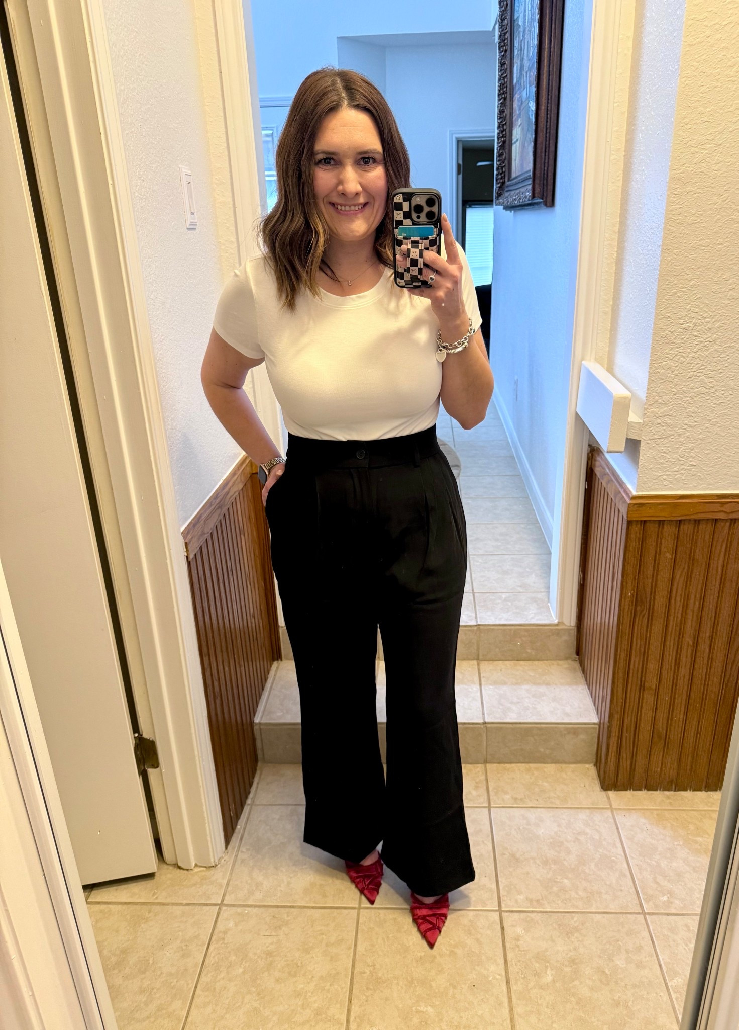 Another win for Amazon!! These pants are so nice for the price, and I’m still obsessed with these bodysuits. They’re just so versatile and can be dressed up or down!! In a size medium for reference. Normally a size 6  

#LTKWorkwear #LTKOver40 #LTKFindsUnder50