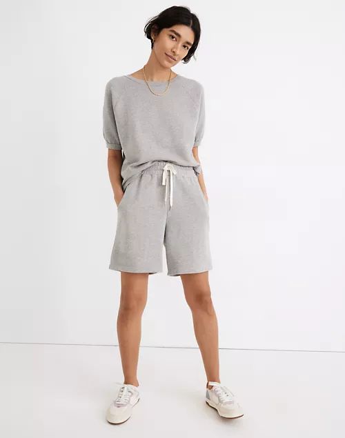 Drawstring Long Sweatshorts | Madewell