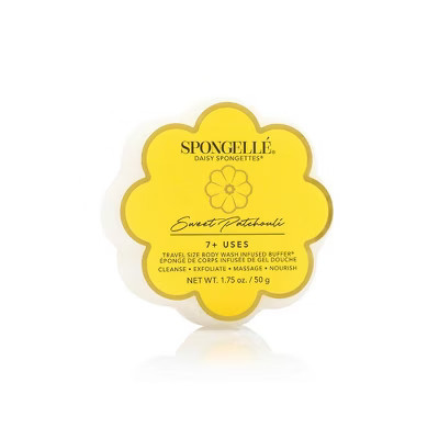 Spongelle Daisy Collection | Flower Shaped Spongette | Sweet Patchouli - 1.75oz | Target