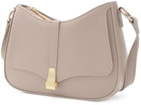 Prettyzys Crescent Shoulder Bag for Women, Vintage Retro Vegan Leather Clutch Tote Handbags Cross... | Amazon (US)