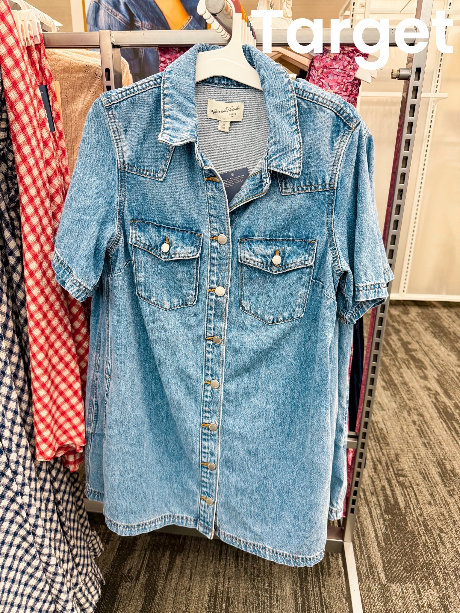 @Target  denim dress

#LTKSaleAlert #LTKgrwm #LTKootd