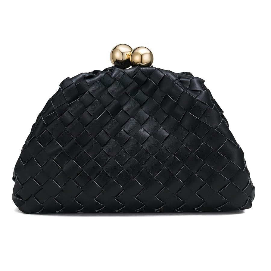 Dressy Woven Clutch Purses for Women Evening Wedding Formal Occasion,Dumpling Crossbody Shoulder ... | Amazon (US)