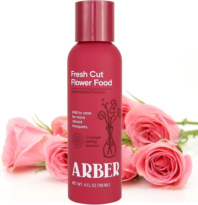 Arber Fresh Cut Flower Food- Easy to Mix for More Vibrant Bouquets and Longer Lasting Blooms - 4f... | Amazon (US)