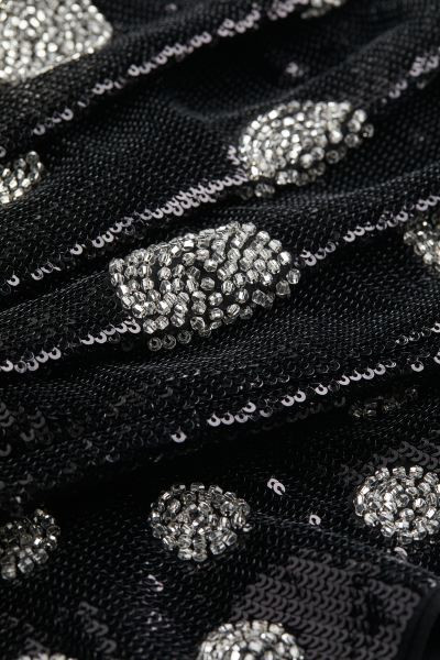 Mini Skirt with Sequins and Rhinestones | H&M (US + CA)
