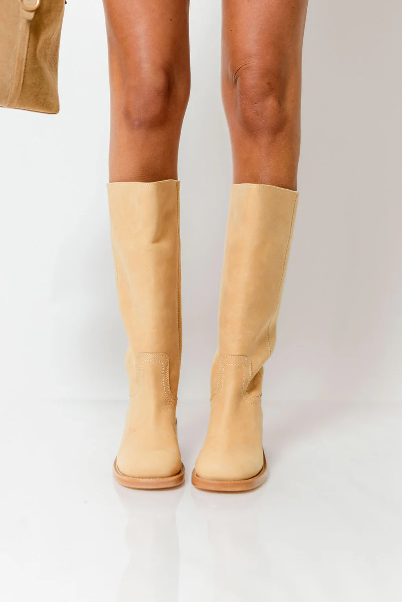 Riggs Boots in Banana Leather | Worth Collective