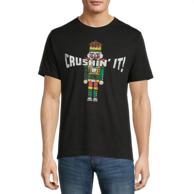 Men's Crushing It Christmas T-Shirt | Walmart (US)