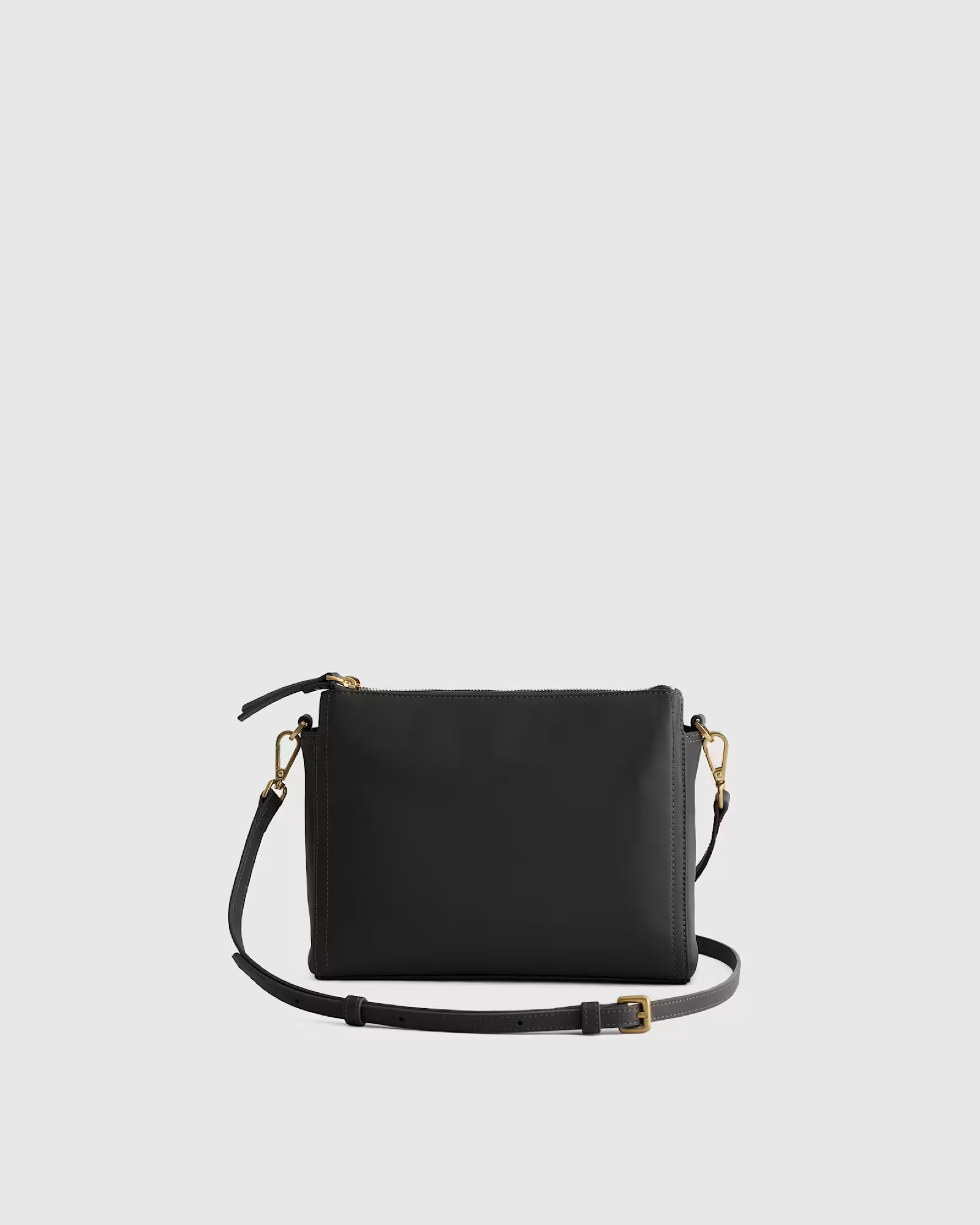Italian Leather Triple Compartment Crossbody | Quince