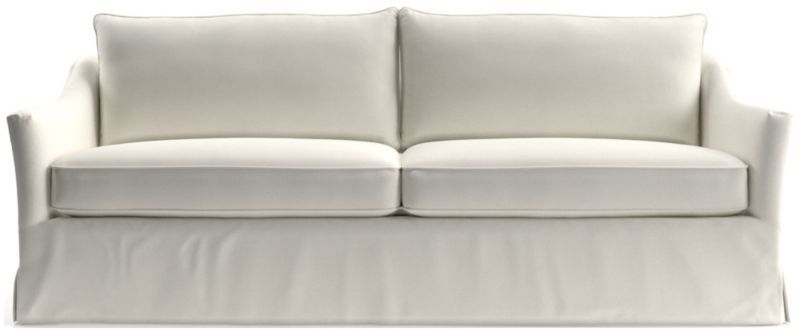 Keely Slipcovered Sofa + Reviews | Crate and Barrel | Crate & Barrel