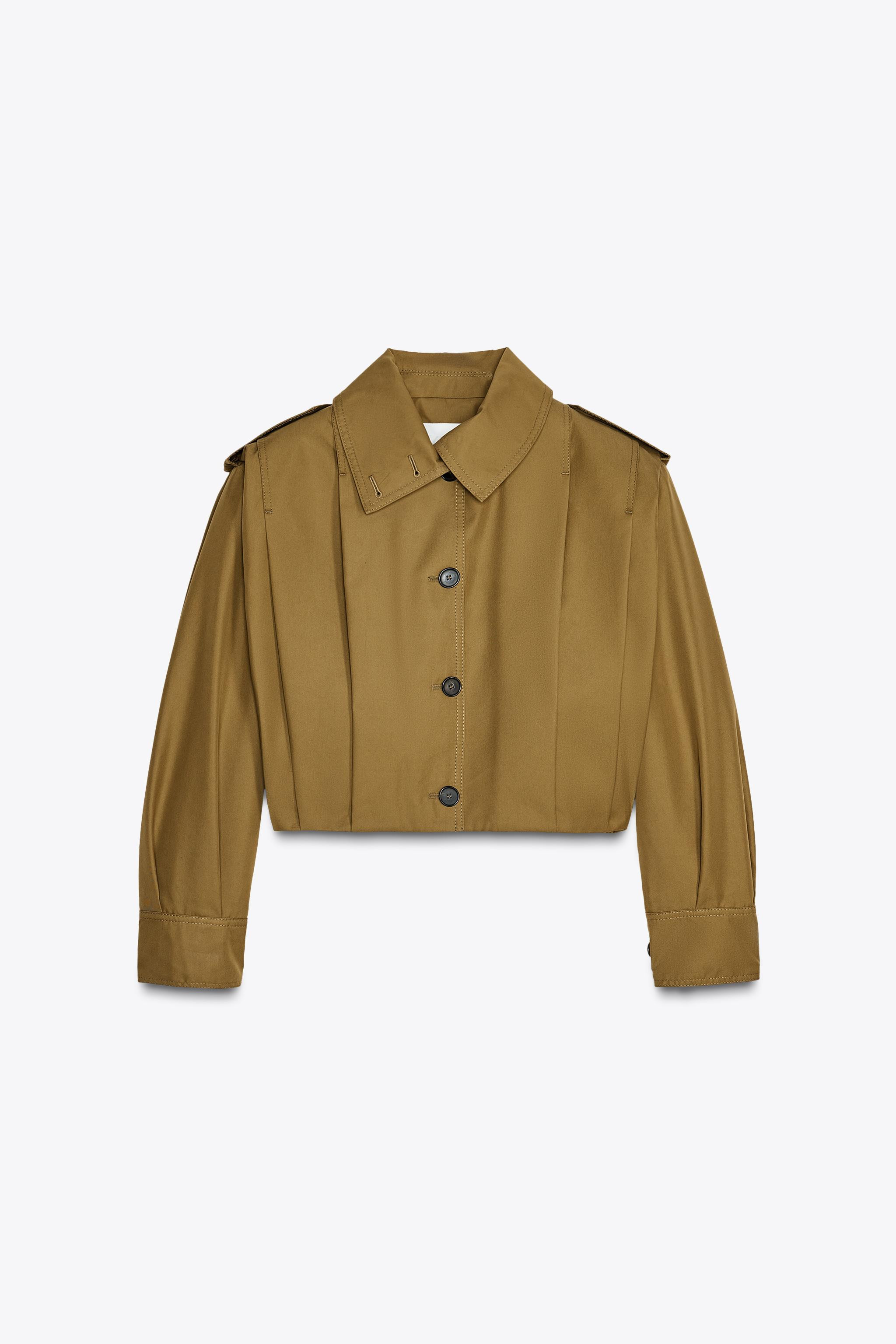 ZW COLLECTION PLEATED JACKET | Zara US