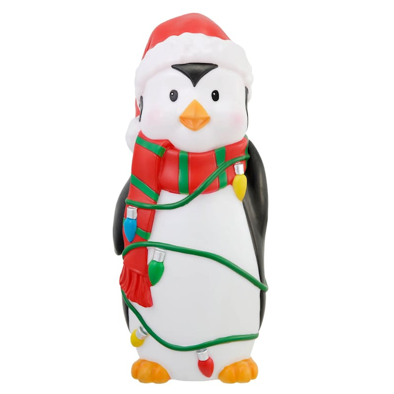 LED Penguin Blow Mold, 2' | At Home